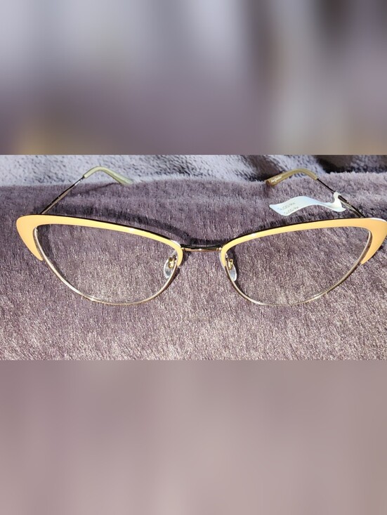 Garrett Leight Glasses Brown and Gold Semi-Rim $75 NWT main image 5